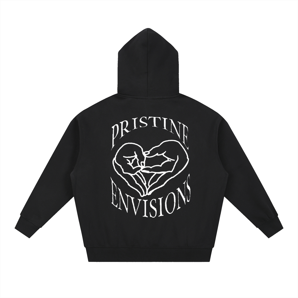 ESTABLISHED IN BLACK ZIP HOODIE