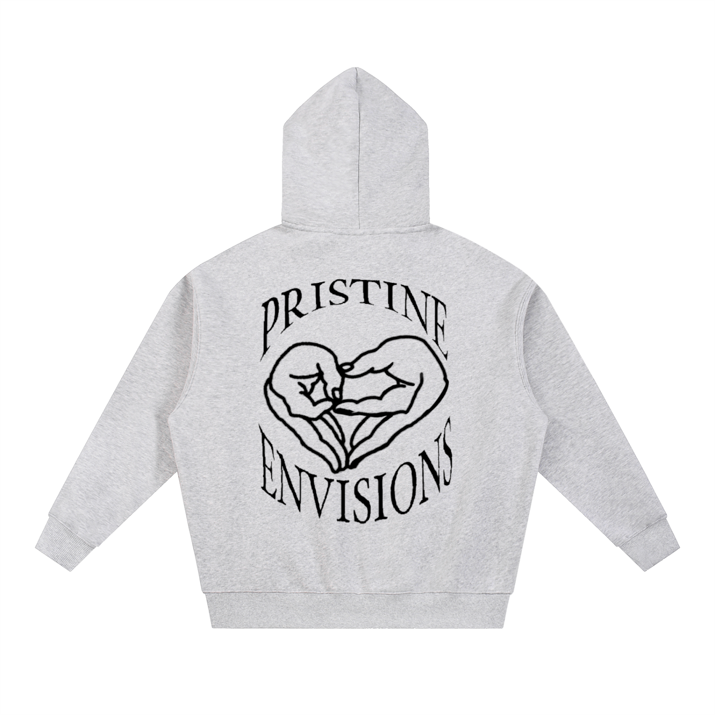 ESTABLISHED IN GREY ZIP HOODIE